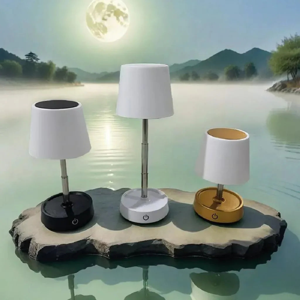 Premium Retractable Rechargeable LED Desk Lamp with Adjustable Neutral Light - Gomix Brands Outlet