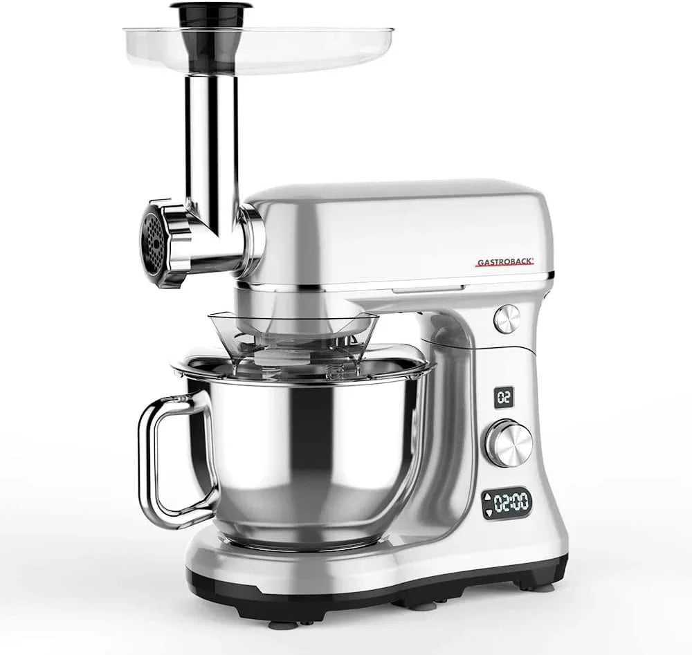 Gastroback Advanced Digital Stand Mixer with Two Bowls and Hooks - Gomix Brands Outlet