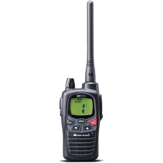 Midland G9 Pro Waterproof Walkie Talkie 101-Channel PMR446 Radio