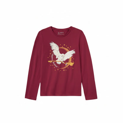 Disney Harry Potter Long Sleeve T-Shirt Burgundy