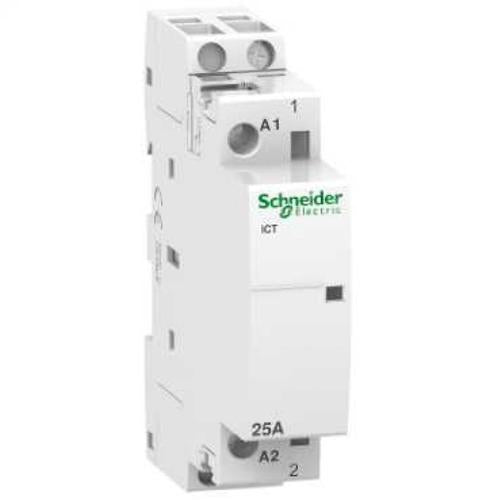 Schneider Acti9iCT 25A 1NO 240V DIN Rail Contactor White