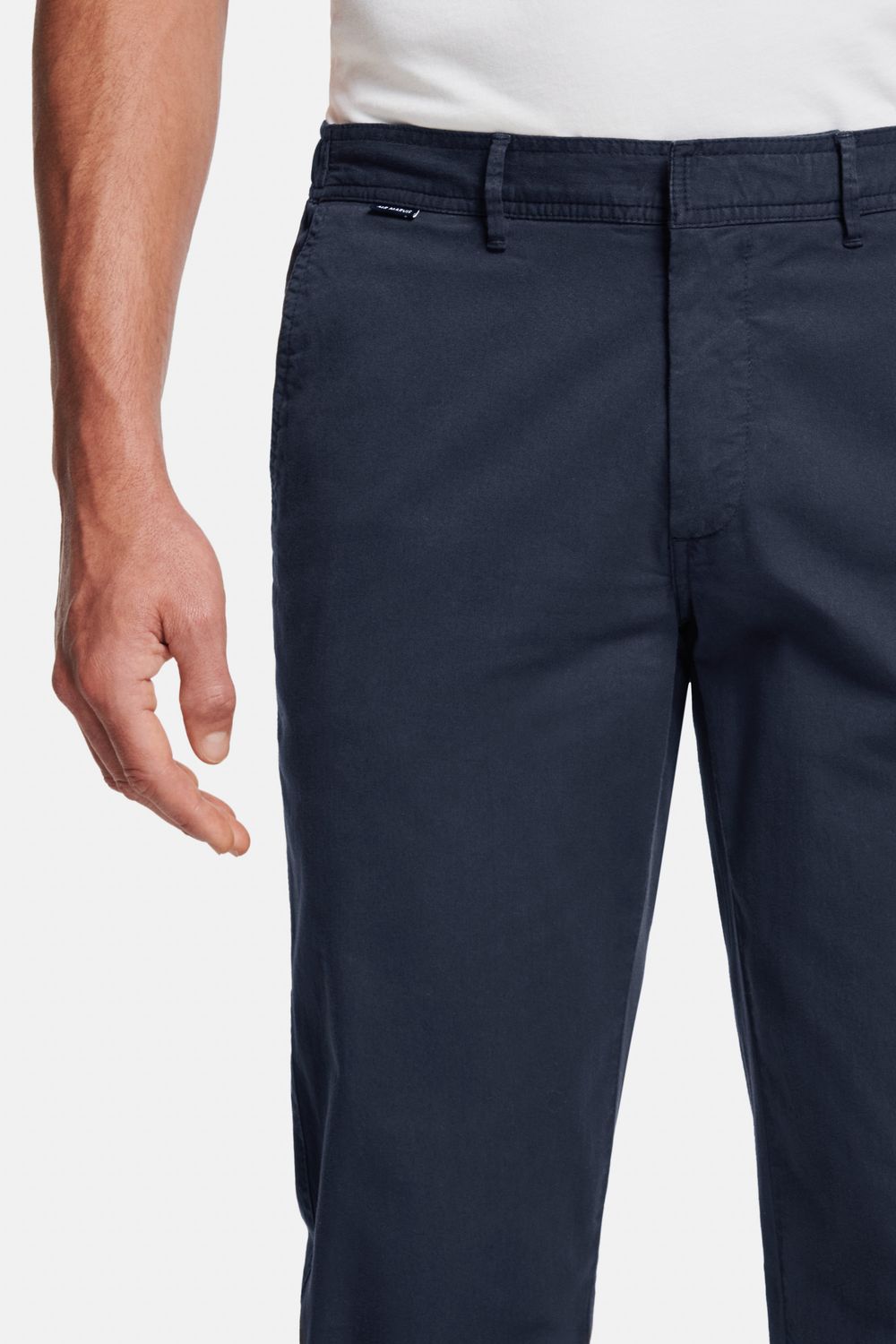 MR MARVIS Cosmics Men's Slim Fit Chino Trousers with Elastic Waistband