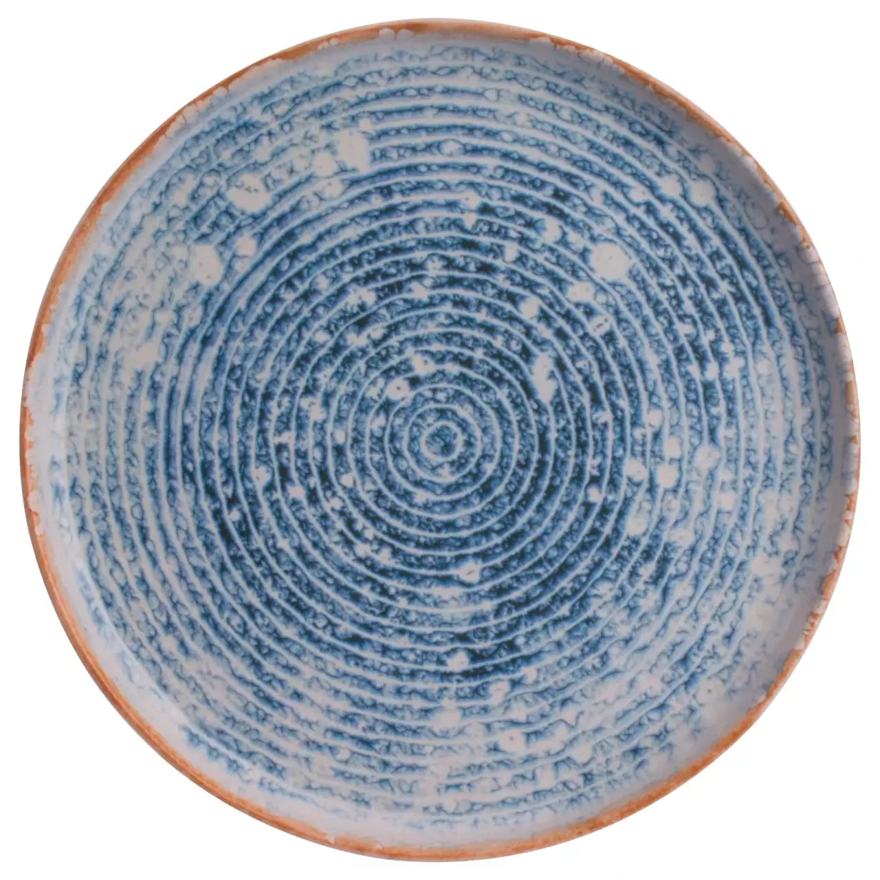 James Cooke Azure Vintage Plate 28 cm Blue White Stoneware 2 pcs