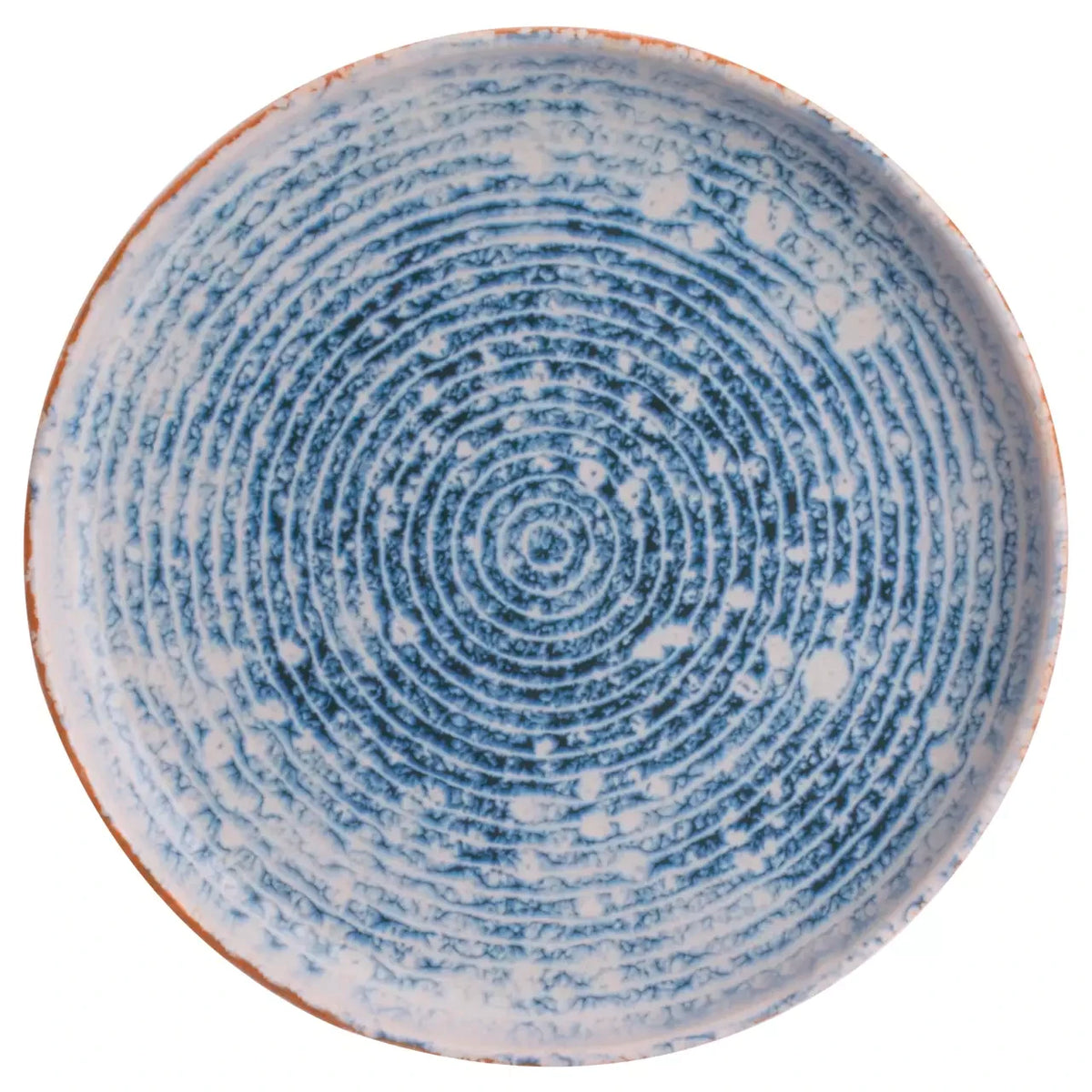 James Cooke Azure Vintage Plate 22 cm Blue White Stoneware 2 pcs