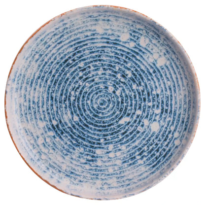 James Cooke Azure Vintage Plate 22 cm Blue White Stoneware 2 pcs