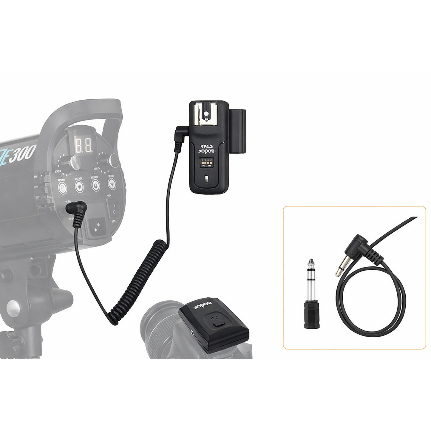 Godox CT-16 Wireless 433MHz Studio Flash Remote Trigger Set