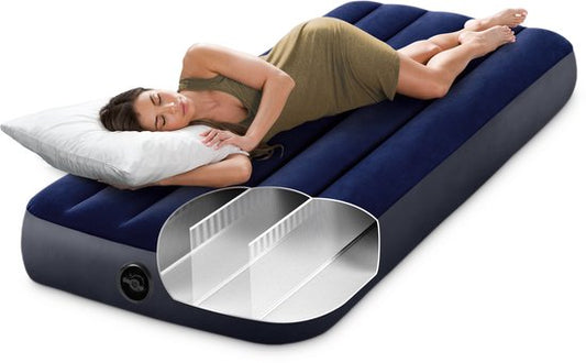 Intex Dura-Beam Classic Downy Air Bed: Compact, Comfortable, Portable Sleeping Solution
