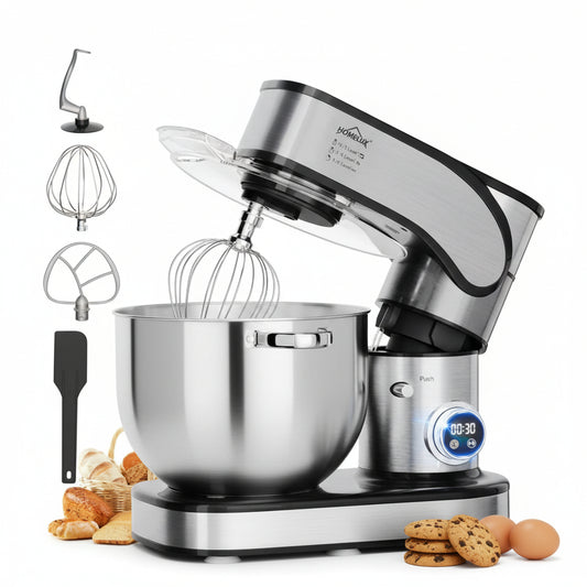 HOMELUX Heavy Duty Food Processor with 12L Stainless Steel Bowl2500W