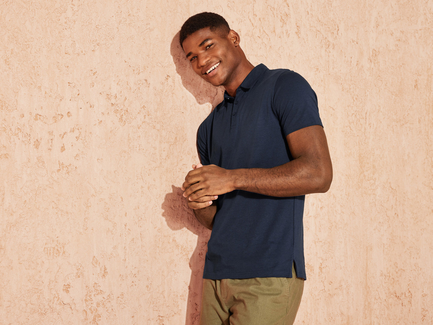 Livergy LIDL Men's Polo Shirt 442990 Dark Blue
