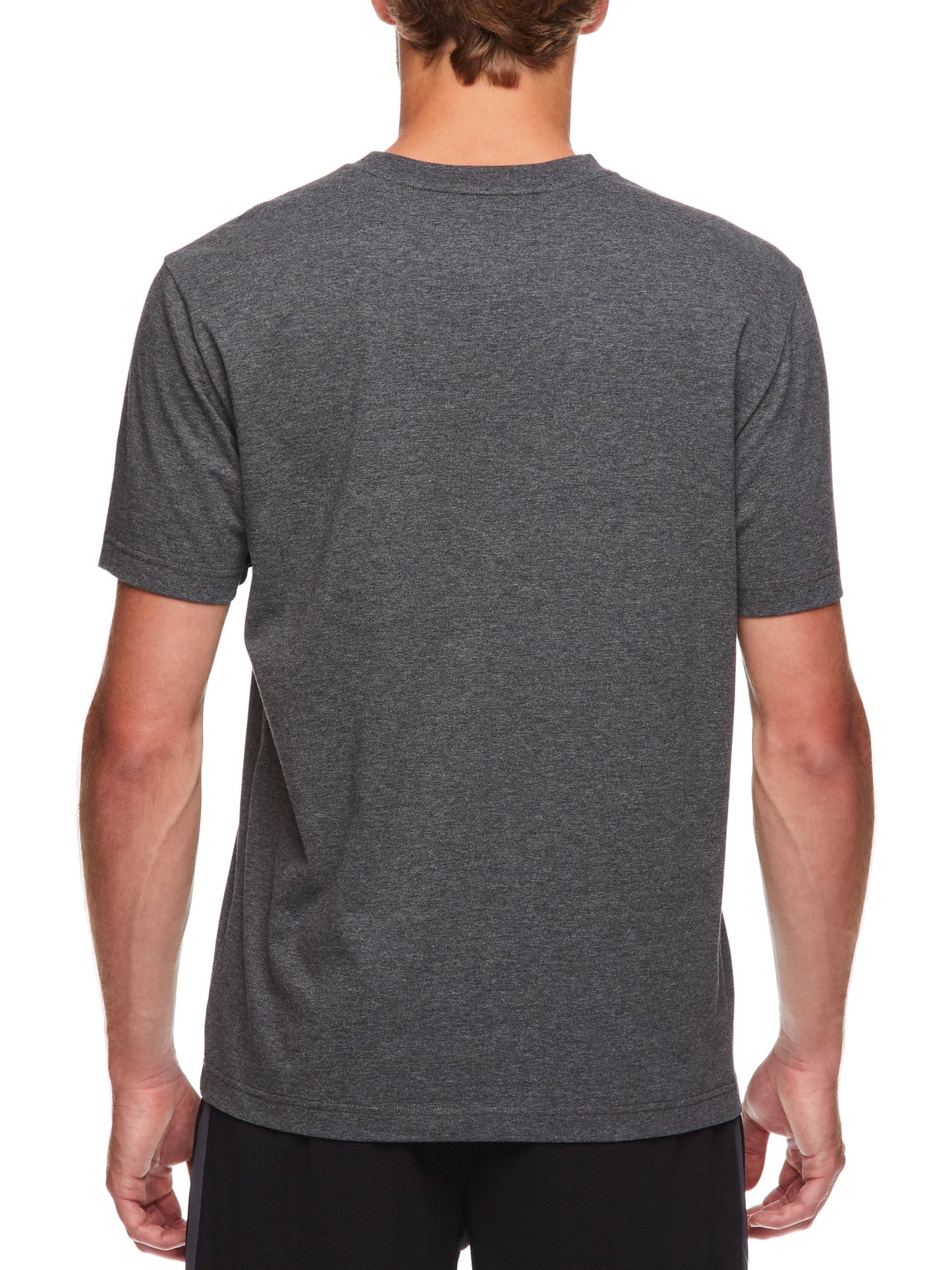 Reebok Jolt Short Sleeve T-Shirt Quick-Dry Charcoal Heather