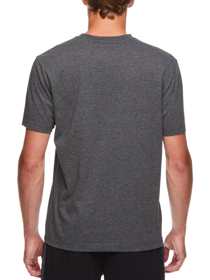 Reebok Jolt Short Sleeve T-Shirt Quick-Dry Charcoal Heather
