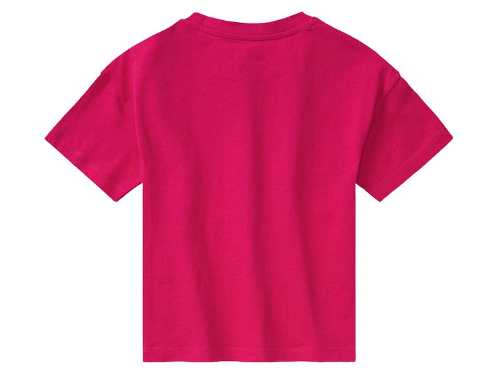 Pepperts! Girls' Cropped T-Shirt Set 2-Pack Pink 134-140 cm (8-10 Years) 387235-1