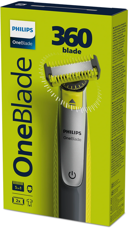 Philips OneBlade 360 Flexible Face and Body Groomer for Effortless Shaving QP2834/20 - Gomix Brands Outlet