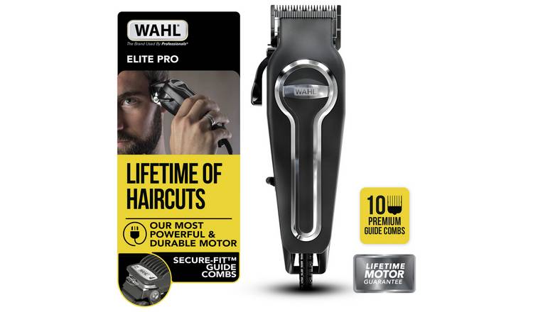 Wahl Elite Pro High Performance Corded Hair Clipper Set with Self-Sharpening Blades