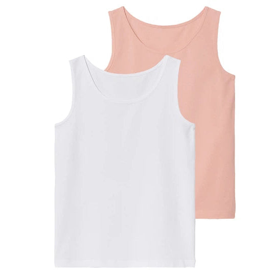 Pepperts Girls' Cotton Undershirt Set 2-Pack LYCRA® 457362 134-140 cm (8-10 Years) Multicolor