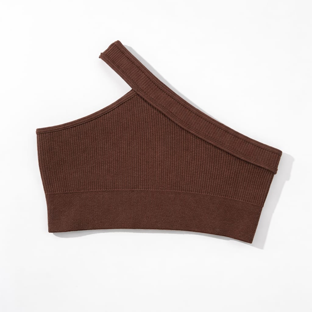LOVE MY FASHIONS CHRLEISURE Ribbed Seamless Sports Bra for Women