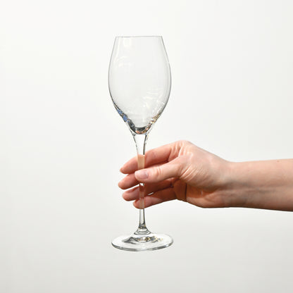 KROSNO Harmony Premium Crystal Prosecco Glasses Set, 6-Pack, 300ml