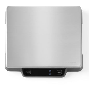 HENDI Professional Digital Kitchen Scale 15kg, High Precision Stainless Steel, Tare Function