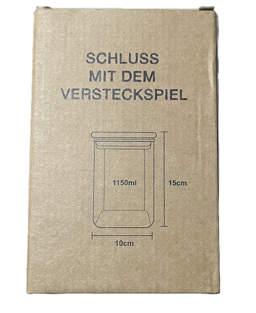 1150ml Premium Borosilicate Glass Food Storage Jars with Airtight Bamboo Lids