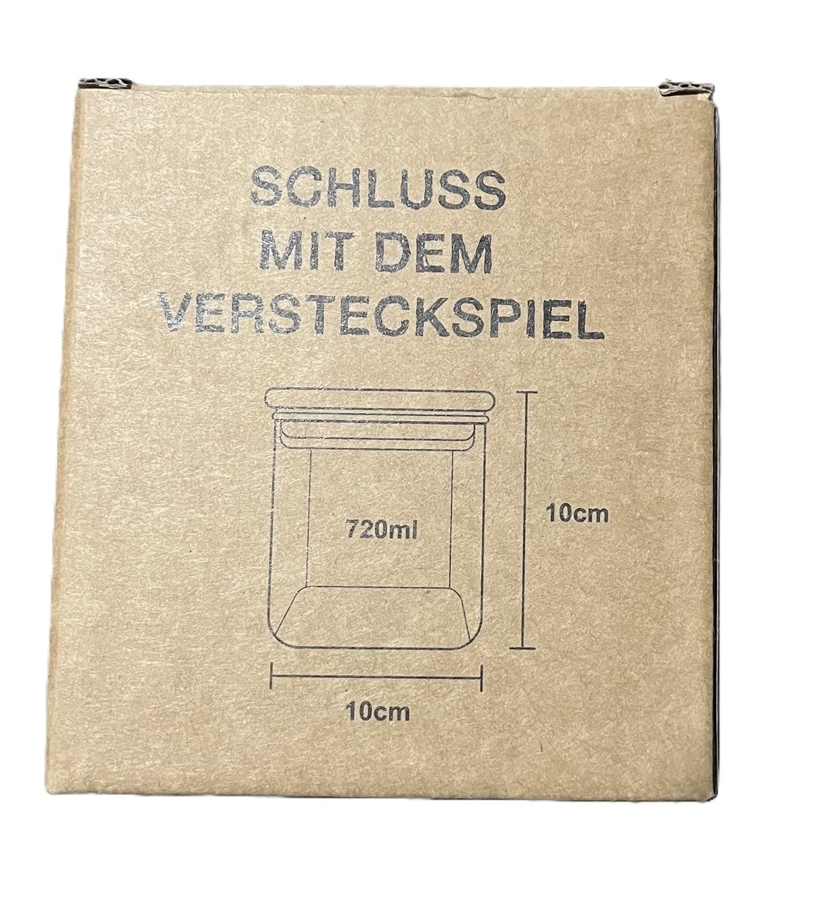 720ml Premium Borosilicate Glass Food Storage Jars with Airtight Bamboo Lids