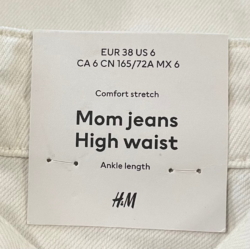 H&M High-Waist Mom Jeans – Ankle Length