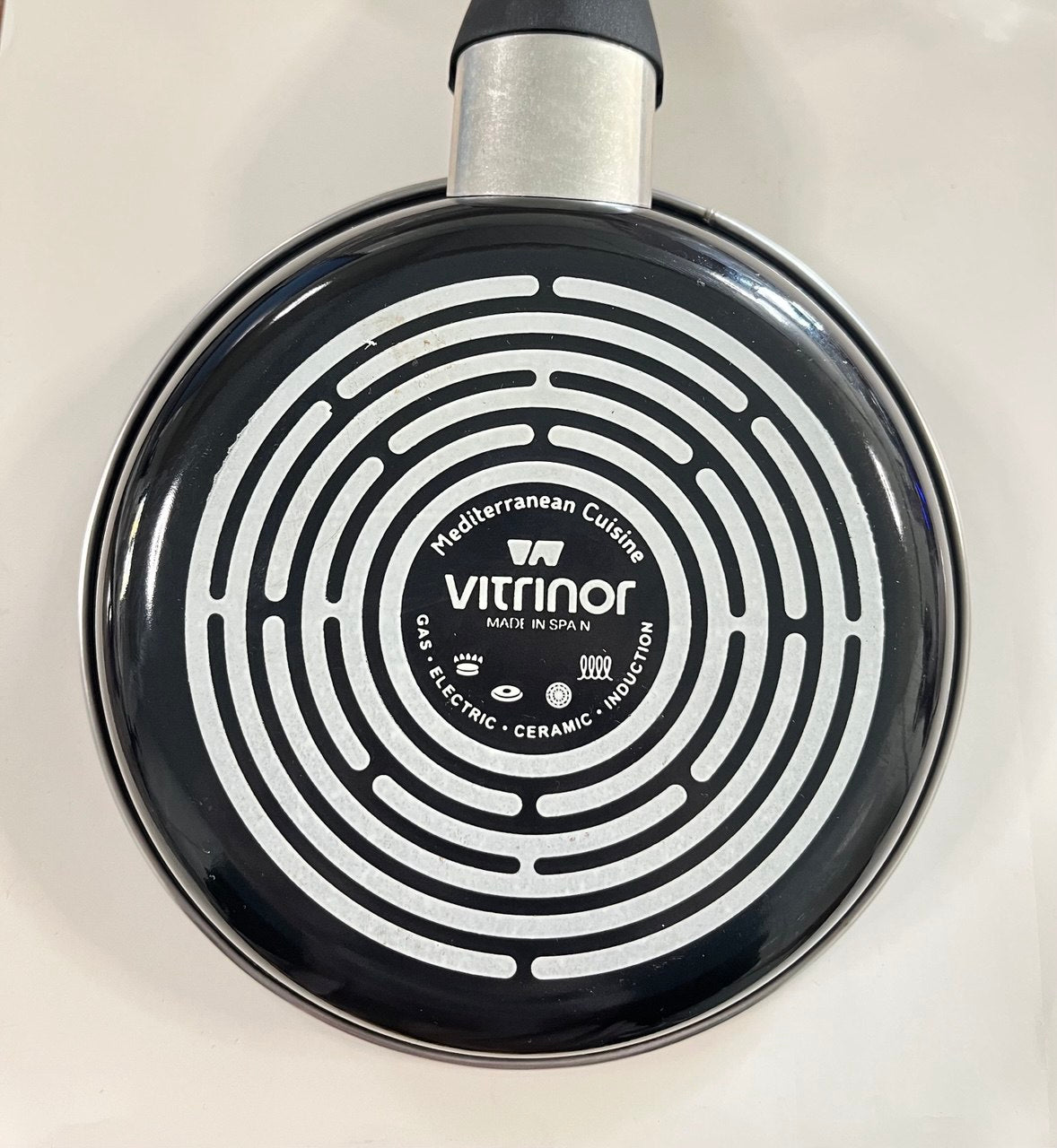 Magefesa Black 16cm Steel Nonstick Frying Pan for Induction Hobs