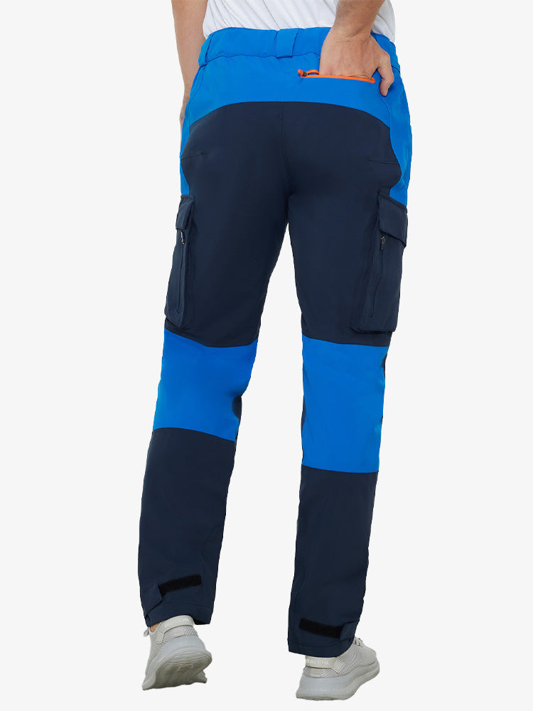 Elevate Men's Quick-Dry Trekking Trousers with Adjustable Fit