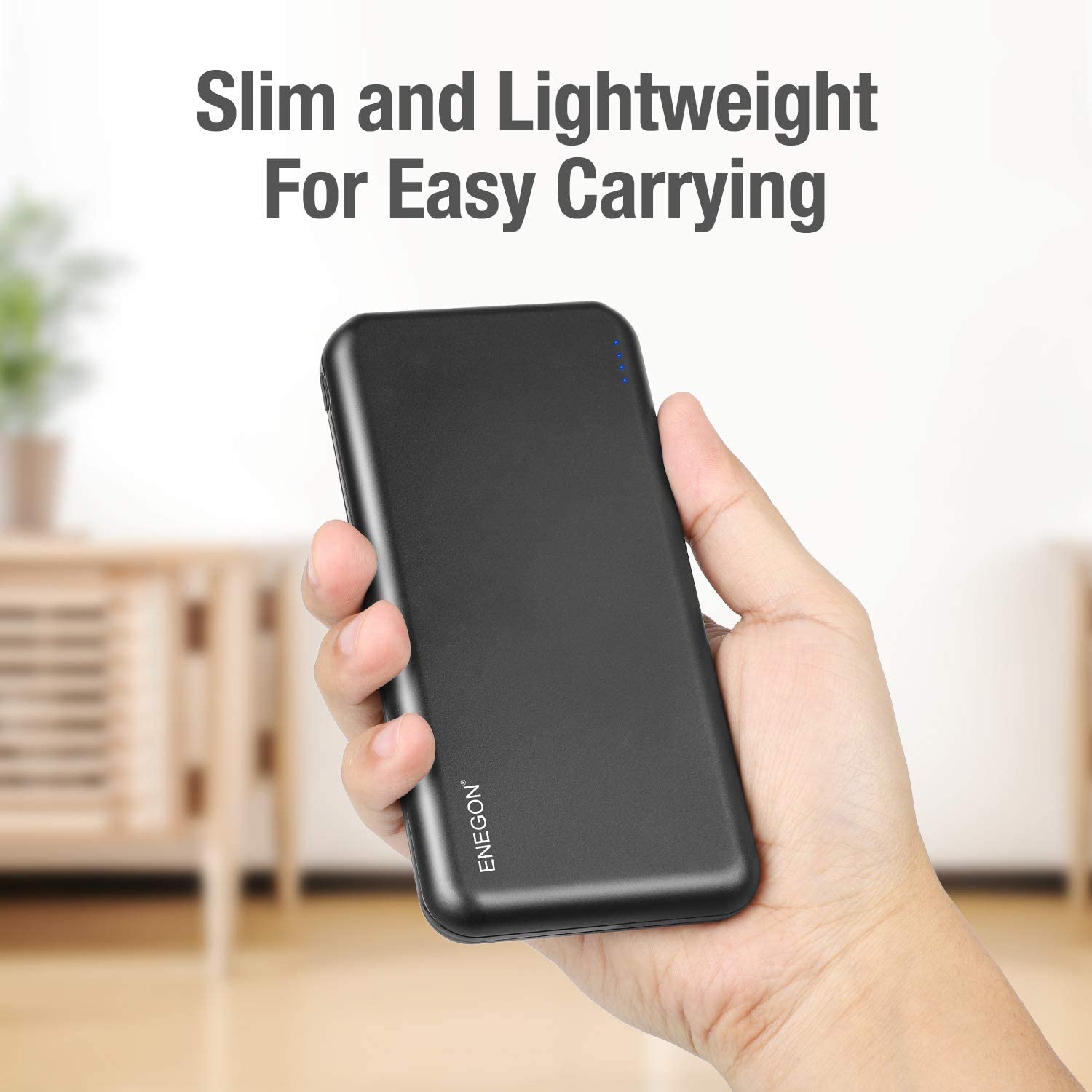 ENEGON Portable Battery Charger Power Bank 10000mAh 2-Pack