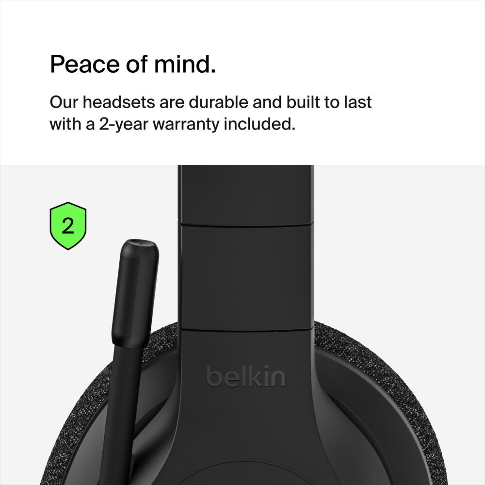 Belkin SoundForm Adapt Wireless Over-Ear Headphones