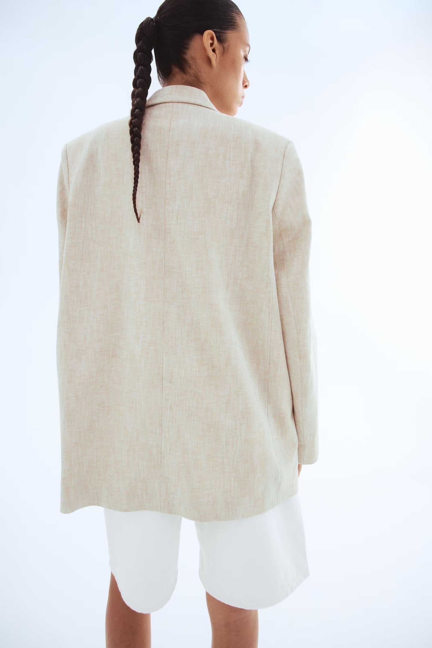 H&M Linen-Blend Blazer