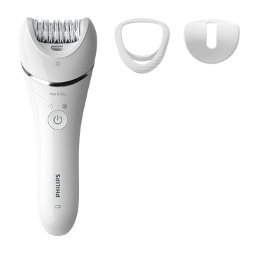Philips Series 8000 Wet & Dry Epilator BRE700/00 with Accessories