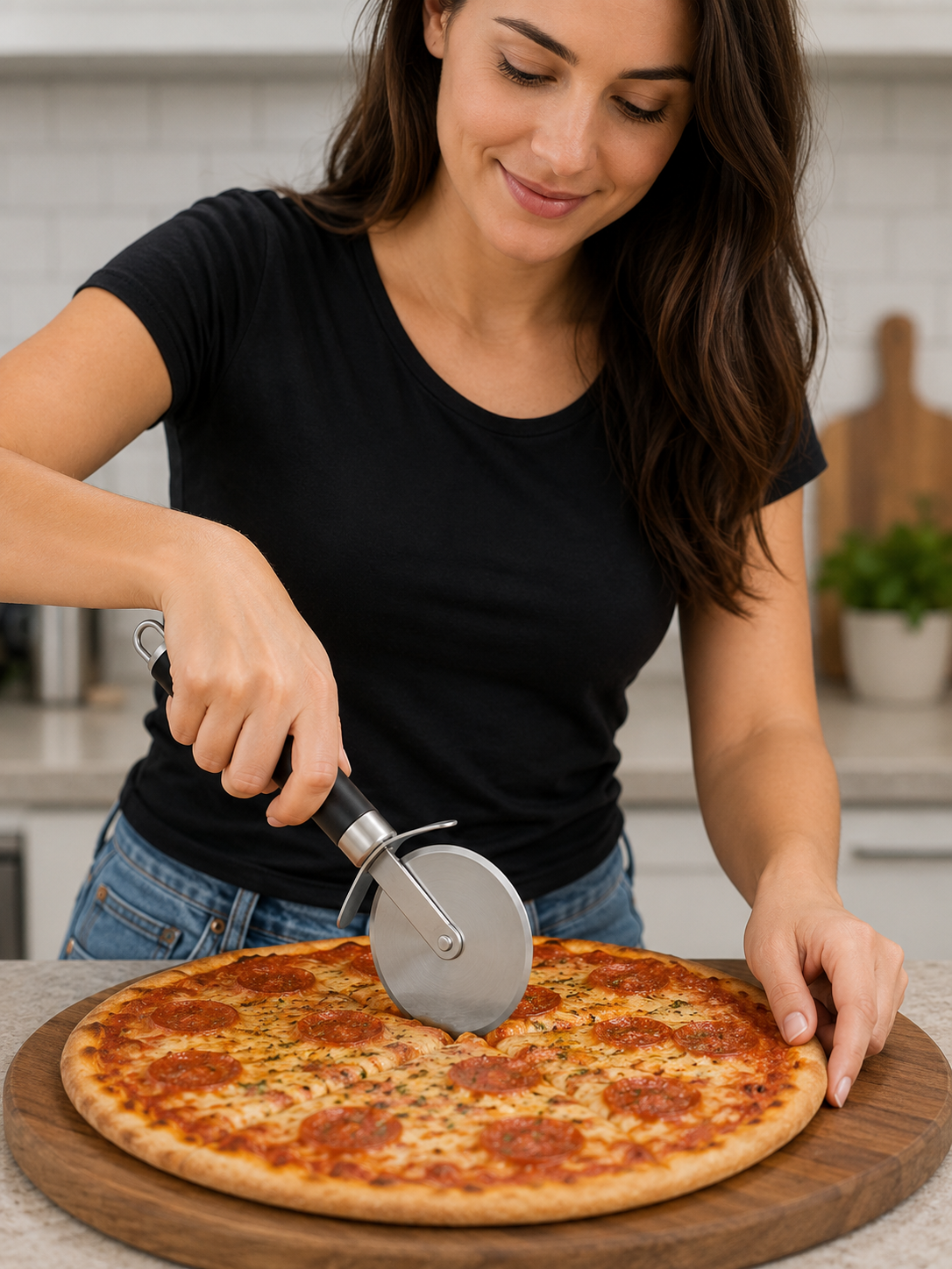 Ernesto Pizza Cutter Stainless Steel 20cm