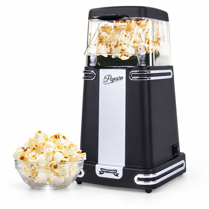 Gadgy Retro Hot Air Popcorn Maker Fun cooking for Party & Kids