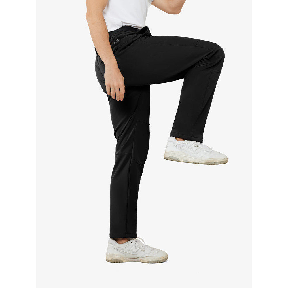 Atlaslava Men's Waterproof Insulated Ski Pants with Fleece Lining