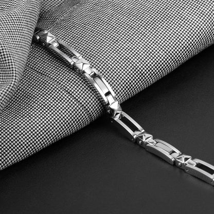 Morellato Men's Cross Stainless Steel Bracelet - Durable & Stylish Everyday Accessory
