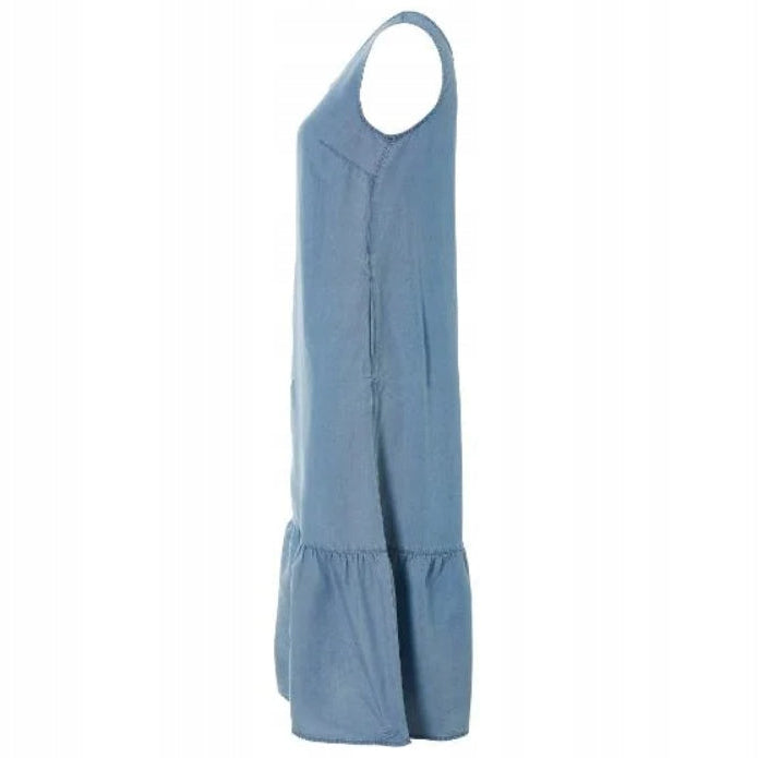Esmara Women's Summer Tencel Midi Dress Light Blue 38