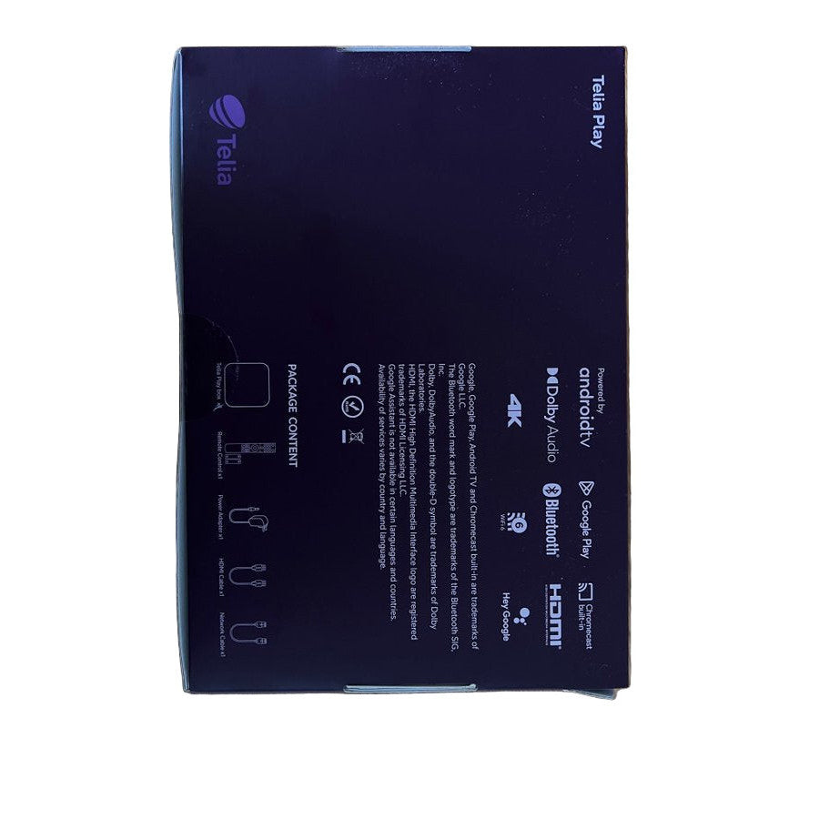 Telia Play Unopened TV Streaming Box DV8919X for Smart Home Entertainment