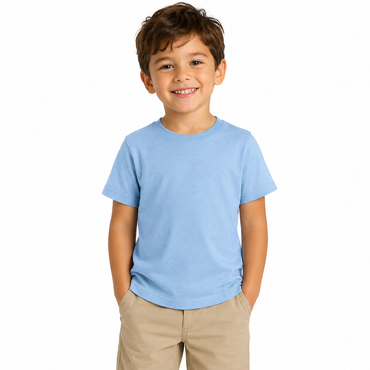 Lupilu Boys' T-Shirts Cotton Round Neck