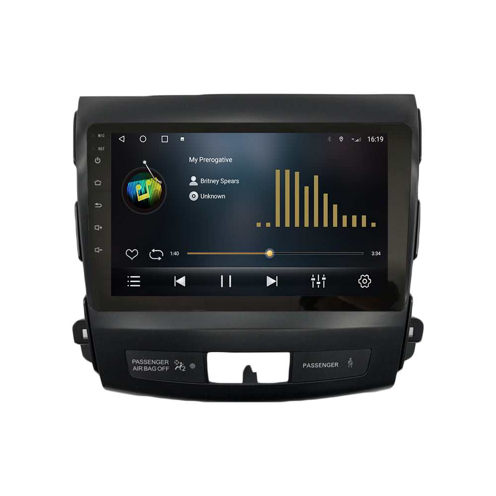 Android 10 9-inch Car Stereo Navigation for Mitsubishi Outlander 2005-2012