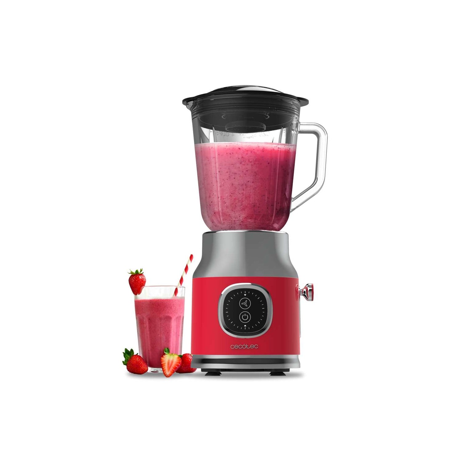 Cecotec Retrotwist Blender 800W 1L Red