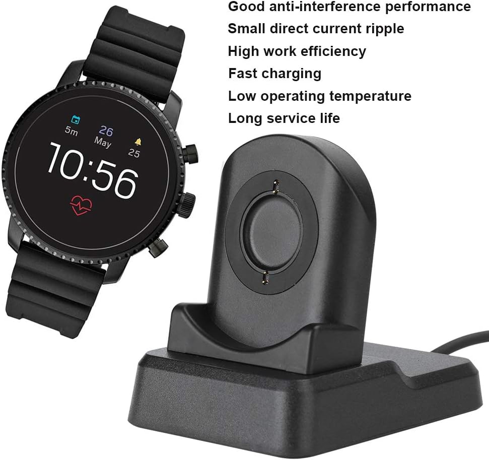 Cigemay Charging Stand Compatible with Fossil Gen 4/5 Smartwatch