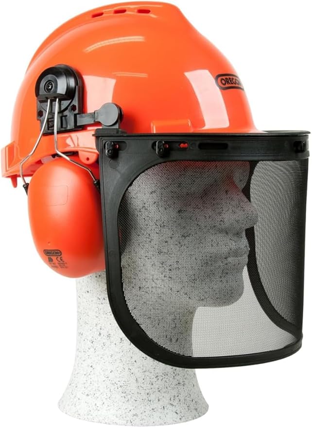 Oregon Yukon Chainsaw Helmet with Adjustable Visor and Ear Protection