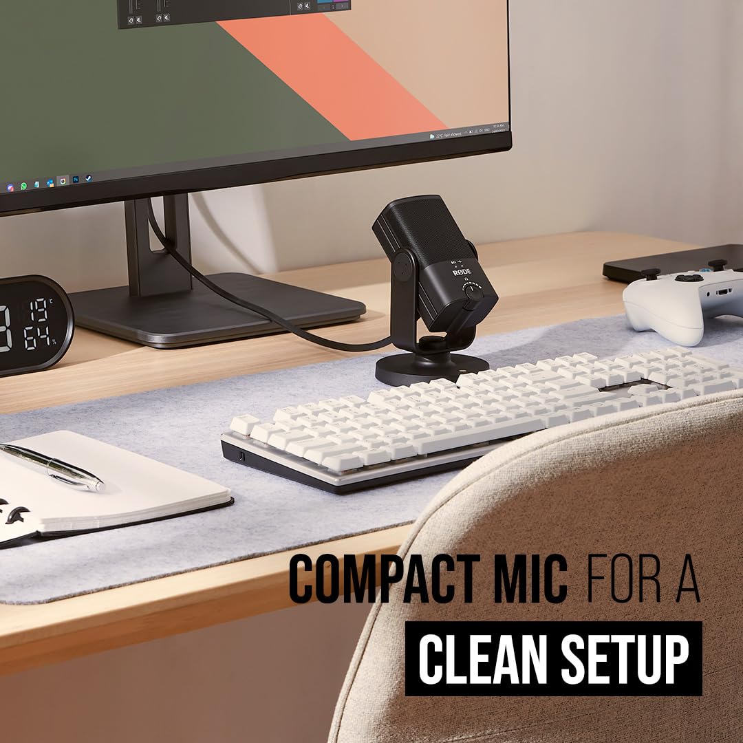 Rode NT-USB Mini Compact Studio-Quality USB Microphone Black