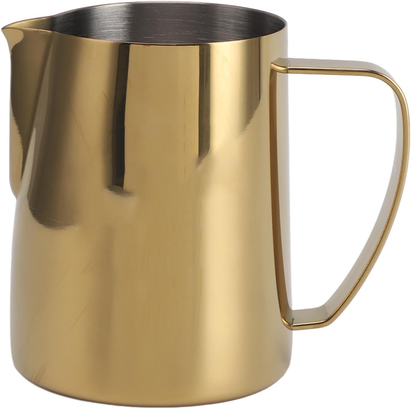 Coffee Milk Cup Easy Control Multipurpose Frothing Pitcher Golden 600ml