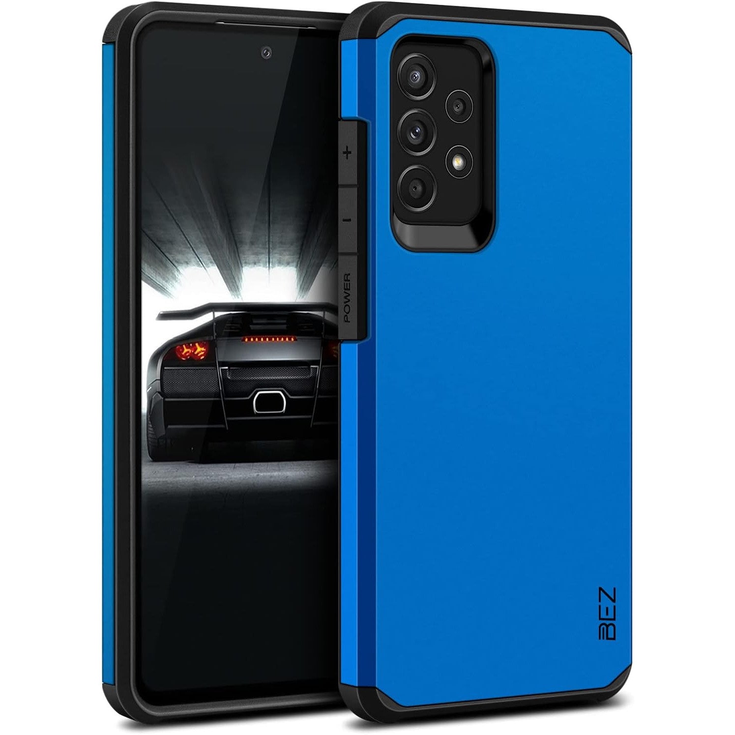 BEZ Blue Navy Dual-Layer Case for Samsung Galaxy A52/A52S 5G – Shock‑Proof Protection