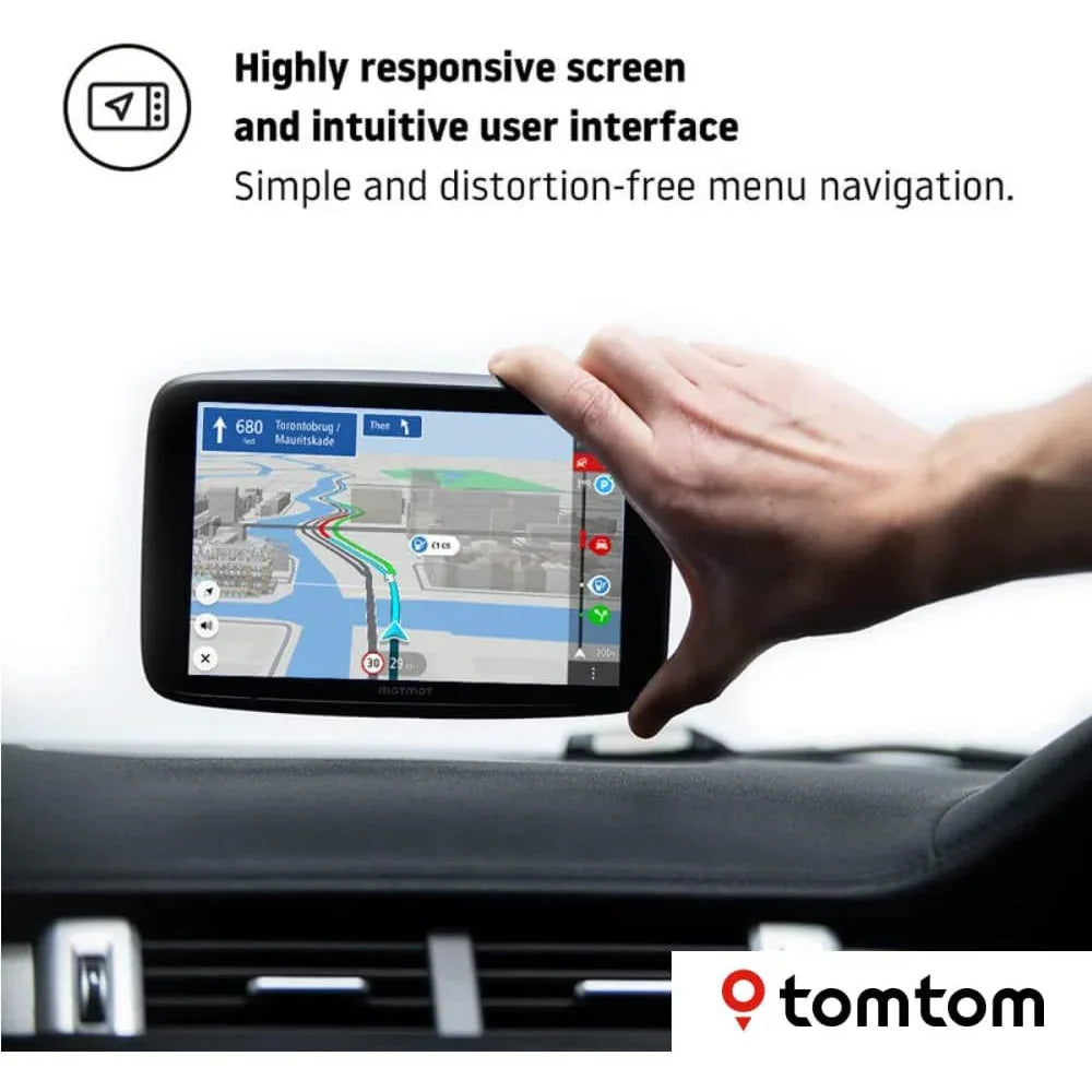 Tomtom Types TomTom GO Discover 6‑Inch Car Sat Nav with Traffic, Wi‑Fi – Gomix ...