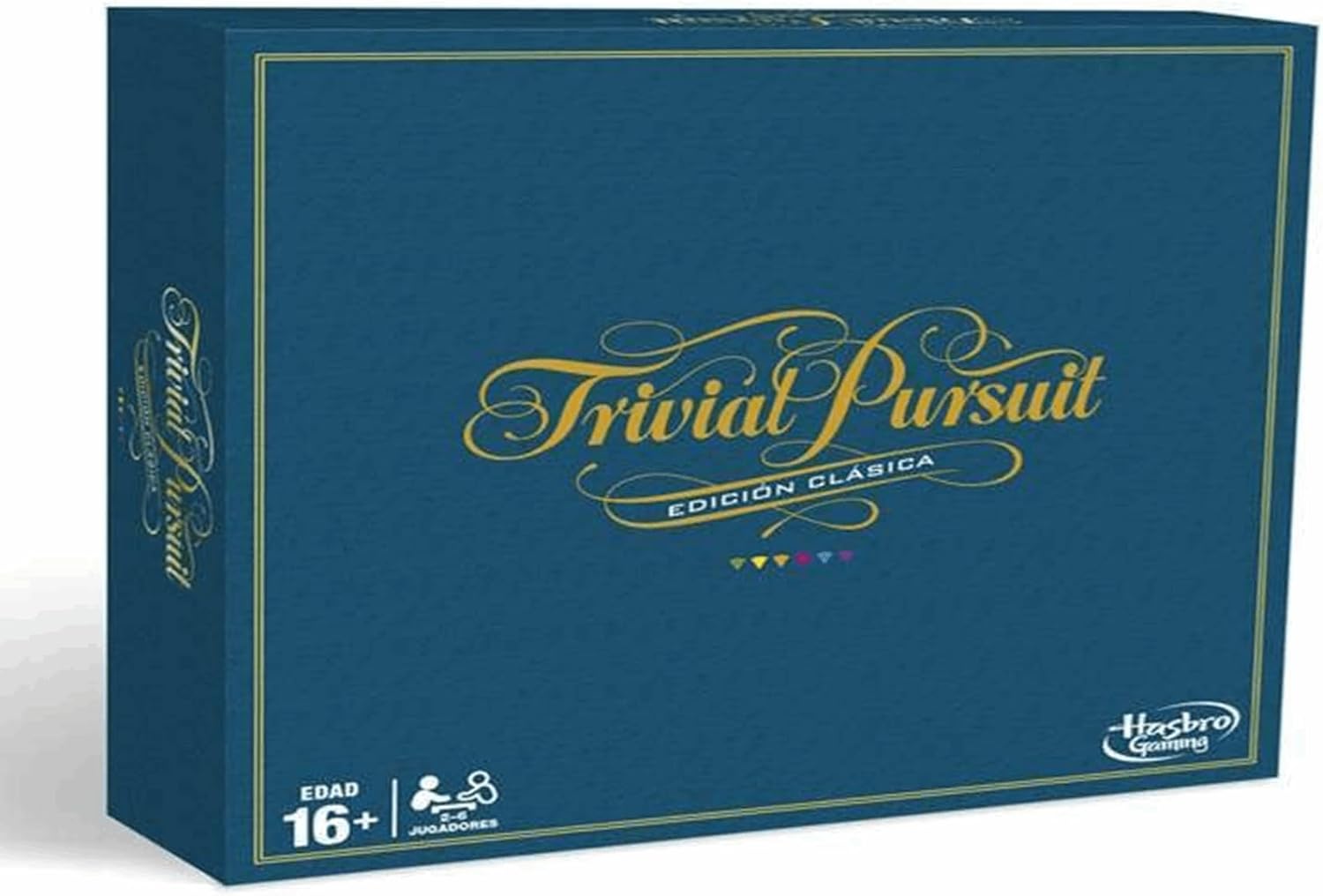 Hasbro Trivial Classic Portuguese Edition – 2400 Question Trivia Board Game