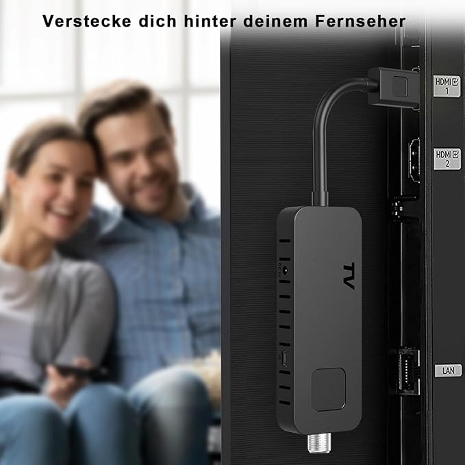 Dcolor Digital DVB‑S/S2 HD TV Satellite Receiver with Remote