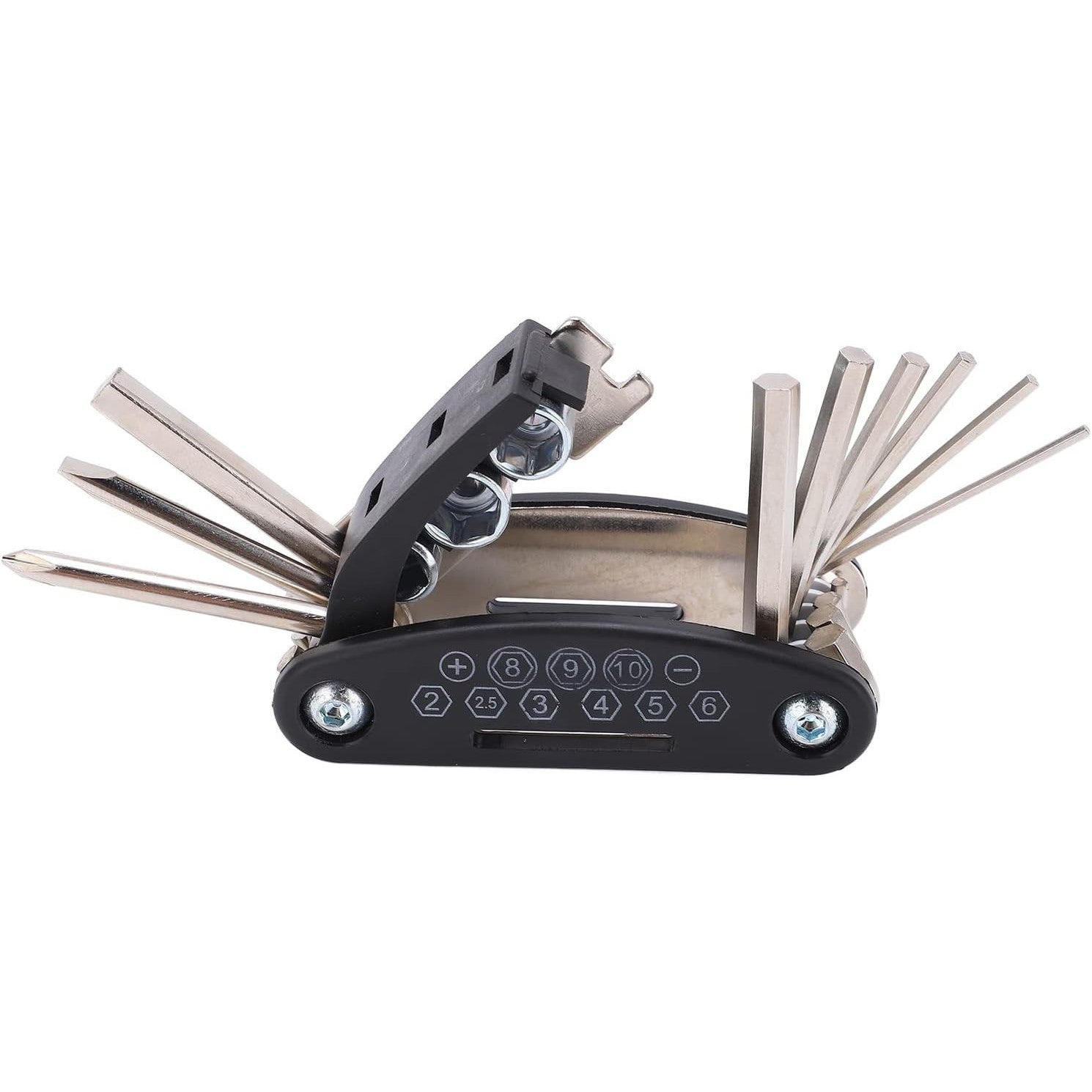 16-in-1 Compact Bicycle Repair Tool Kit - Multifunctional Mechanic Fix Set