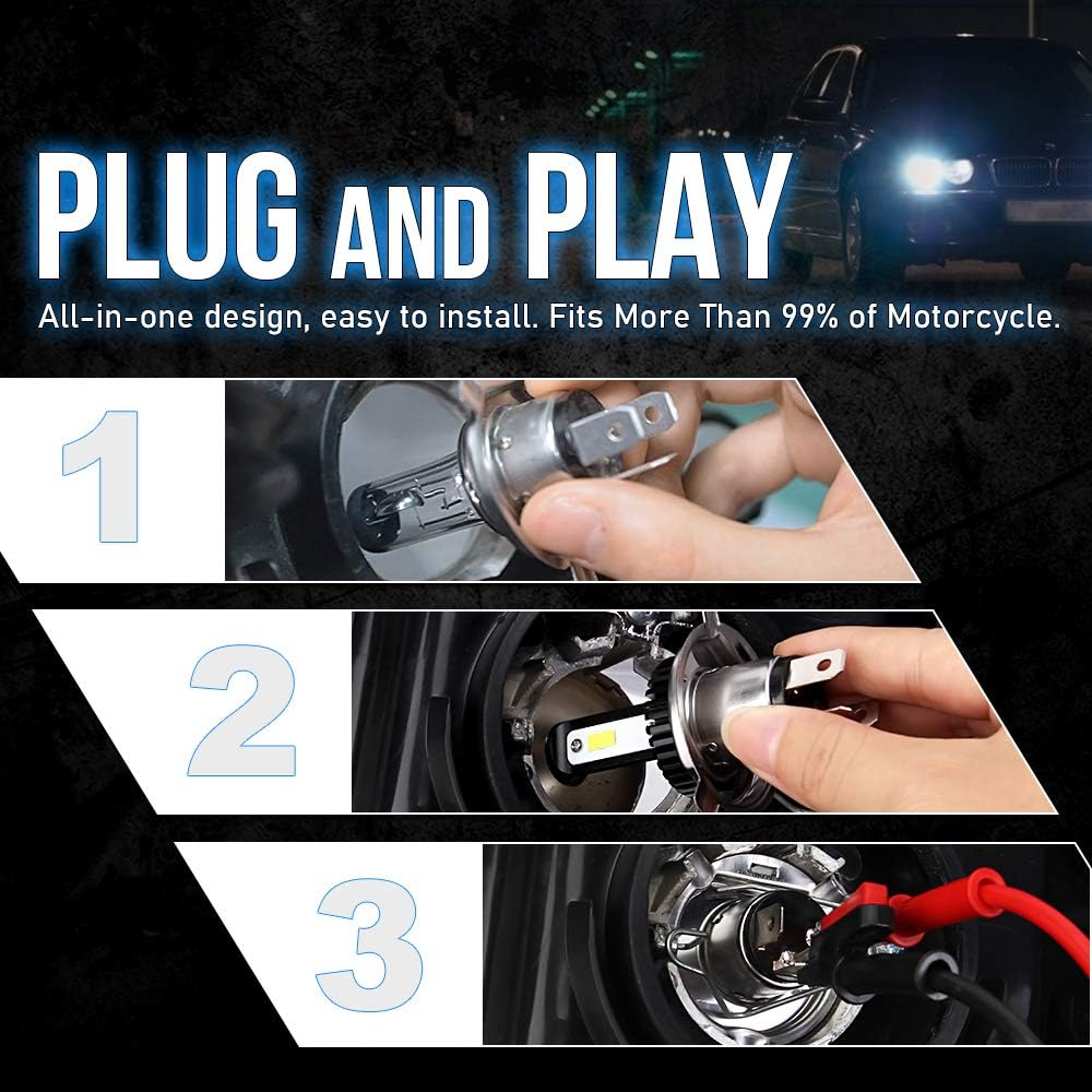 OPL5 MT-V5-H4 Motorcycle LED Headlight Bulb 35W